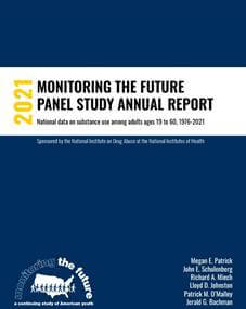 Monitoring the Future Panel Study annual report: National data on substance use among adults ages 19 to 60, 1976-2021.